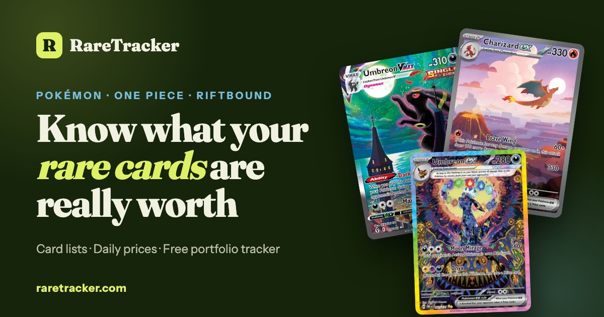 Pokémon TCG Card Lists & Prices: Every Set | RareTracker
